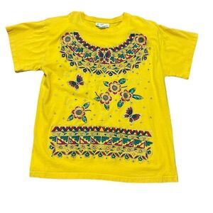 Vintage Embellished T-Shirt One Size (Fits Like XL)